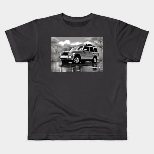 Jeep in the Swamp Kids T-Shirt